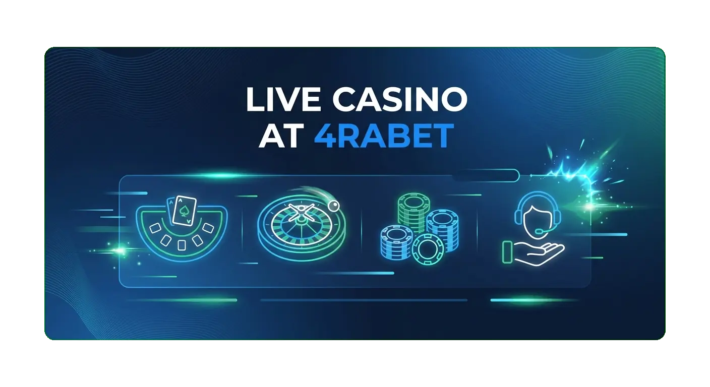 Live Casino at 4Rabet